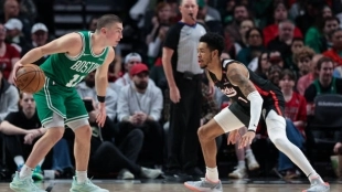 Anfernee Simons, possible trade out of Boston Celtics. Photo: Getty Images
