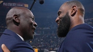 Michael Jordan y LeBron James.