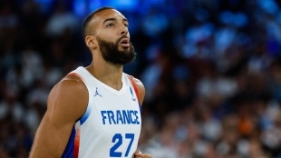 Rudy Gobert, fundamental en la selección francesa de baloncesto