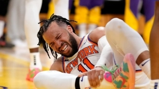 Jalen Brunson, star of the New York Knicks.