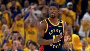 Jimmy Butler, player of the Golden State Warriors.