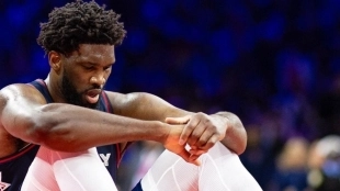 Joel Embiid, superstar of the Philadelphia 76ers.
