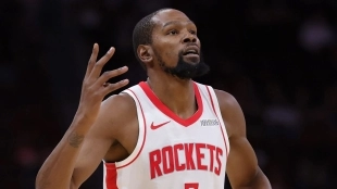Durant, sobre la "crisis" de los Rockets: "Estamos cabreados, me gusta"