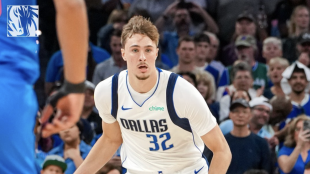 Cooper Flagg, estrella de Dallas Mavericks. 