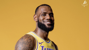 LeBron James, estrella de Los Angeles Lakers. 