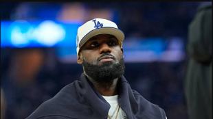 Lebron James, lesión. Foto. gettyimages