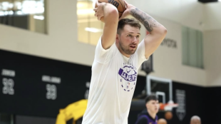 Luka Doncic, estrella de Los Angeles Lakers. 
