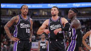 Sacramento Kings, quinteto titular desastroso. Foto: gettyimages