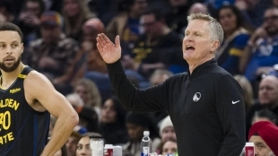 Stephen Curry and Steve Kerr.