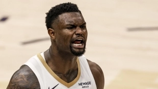 Zion Williamson, estrella de New Orleans Pelicans.
