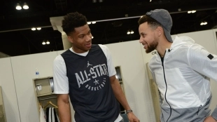 Rumores NBA: El brutal traspaso que juntaría a Giannis Antetokounmpo con Stephen Curry en los Golden State Warriors