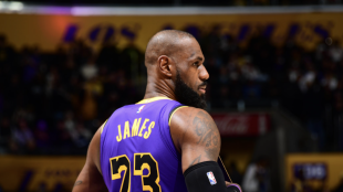 LeBron James, star of the Los Angeles Lakers