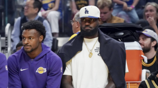 LeBron James, star of the Los Angeles Lakers.