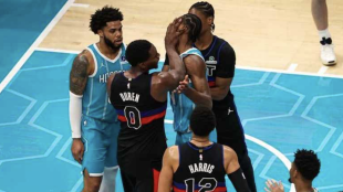 4 expelled after a regrettable fight in the Pistons vs. Hornets