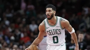 Jayson Tatum, star of the Boston Celtics.