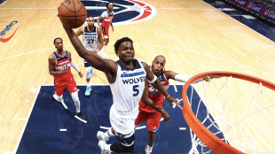 Anthony Edwards, estrella de Minnesota Timberwolves. 