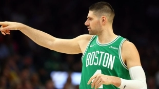 Nikola Vucevic, player for the Boston Celtics.