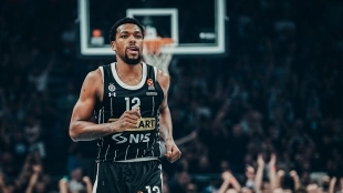 Sterling Brown, estrella en victoria del Partizan y MVP de la jornada