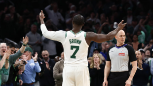 Jaylen Brown, star of the Boston Celtics.