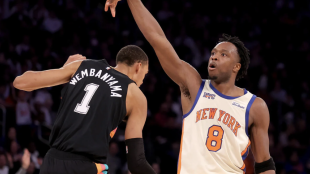 Victor Wembanyama couldn't stop the Knicks.