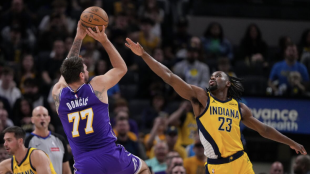 Luka Doncic, star of the Los Angeles Lakers.