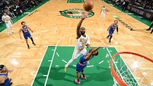 Celtics and Knicks compete for second place in the East. Photo: gettyimages
