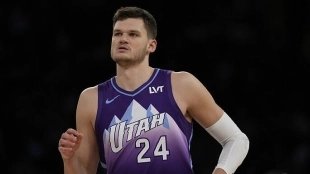 Walker Kessler, starting center for the Utah Jazz.