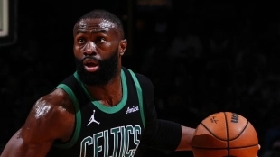 Jaylen Brown, star of the Boston Celtics.