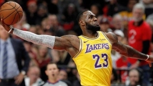 LeBron James, player for the Los Angeles Lakers.