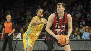 Victoria ajustada del Baskonia sobre el Gran Canaria en la Liga Endesa