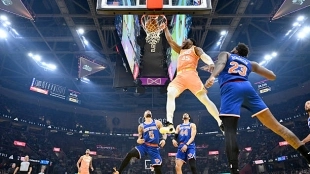 Cavaliers y Knicks luchan por cuarta plaza del Este. Foto: gettyimages