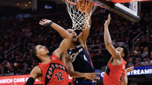 The Cavaliers, dominating the series against the Raptors