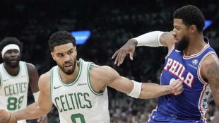 Los Celtics pasaron por encima de los Sixers. 
