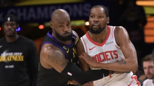 Kevin Durant vuelve, pero Los Angeles Lakers vuelven a ganar a los Houston Rockets