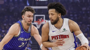 Detroit Pistons on the brink of being eliminated by Orlando Magic.