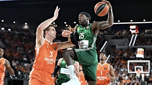 Valencia Basket cae ante Panathinaikos en un debut en playoffs de la Euroliga igualadísimo