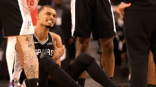 Victor Wembanyama, injured star of San Antonio Spurs.