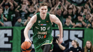 Azuolas Tubelis, estrella emergente de Zalgiris Kaunas