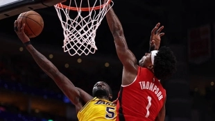 Amen Thompson, a un paso de hacer historia en la NBA
