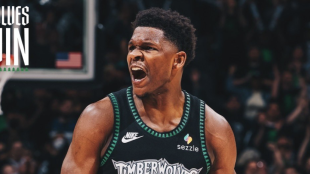 Anthony Edwards, estrella de Minnesota Timberwolves. 