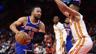 Paliza histórica de los Knicks ante los Hawks para pasar de ronda metiendo miedo