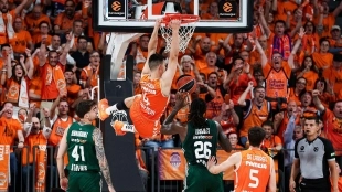Valencia Basket avanza a la Final Four de la Euroliga tras histórica remontada