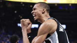 Wembanyama, tras cargarse a los Thunder: "No hemos terminado, queremos cuatro victorias más"