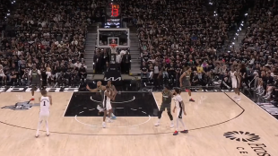 Spurs' victory against the Wolves in Game 2 of the series.