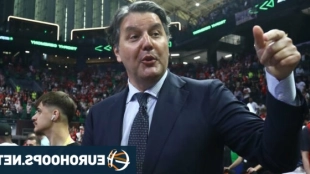 Encuentro emotivo entre Bodiroga y Florentino Pérez en final de la Champions